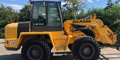 SOLD AHLMAN swing loader shovel