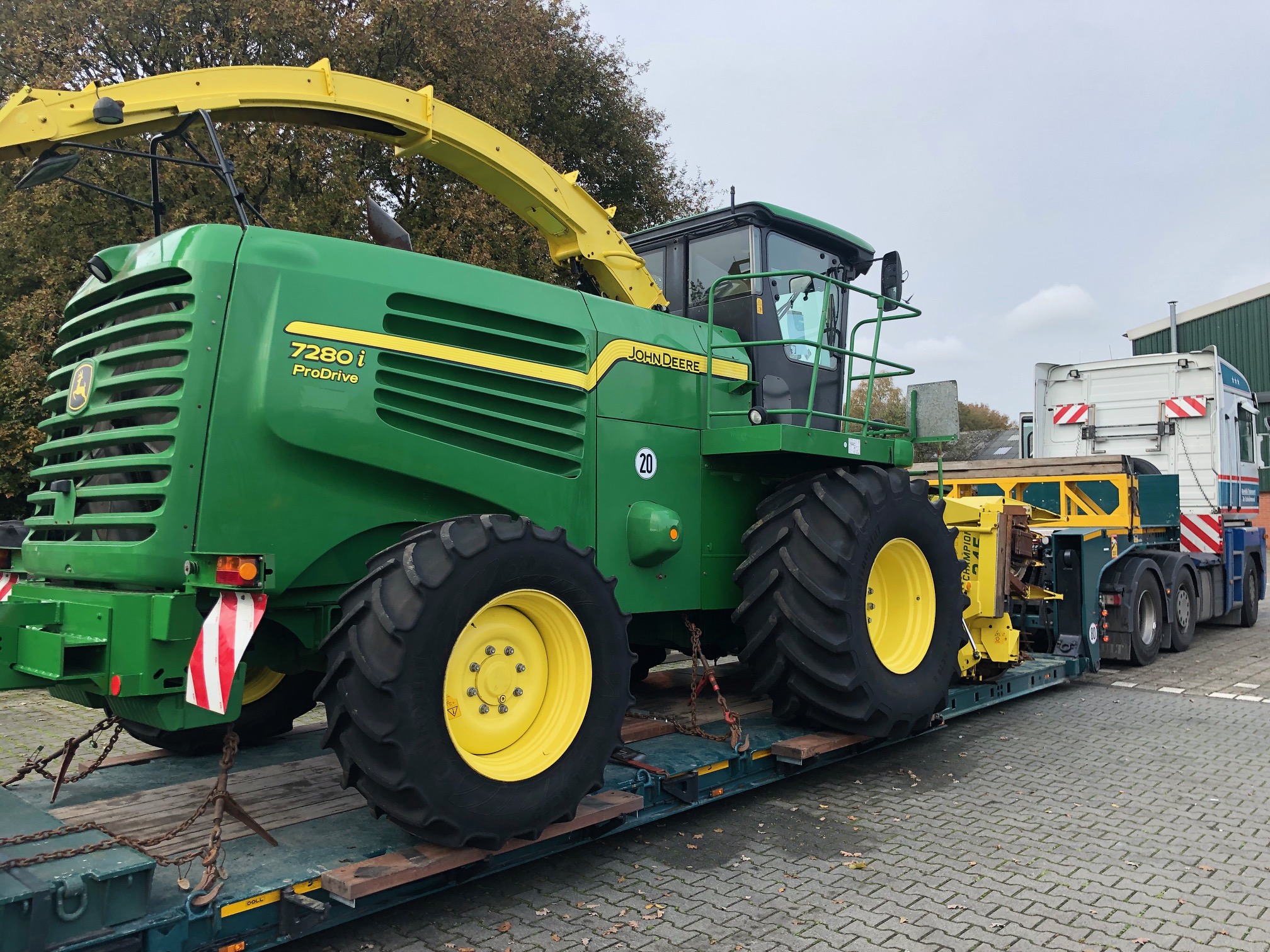 Brazilie - JOHN DEERE 7280 I PRO DRIVE Maishakselaar 