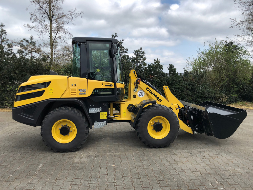 NIEUWE YANMAR V 100 shovel verkocht 