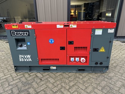 BAUER 33 KVA aggregaat 