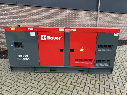 BAUER 124 KVA aggregaat