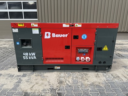 Bauer 55 KVA aggregaat 